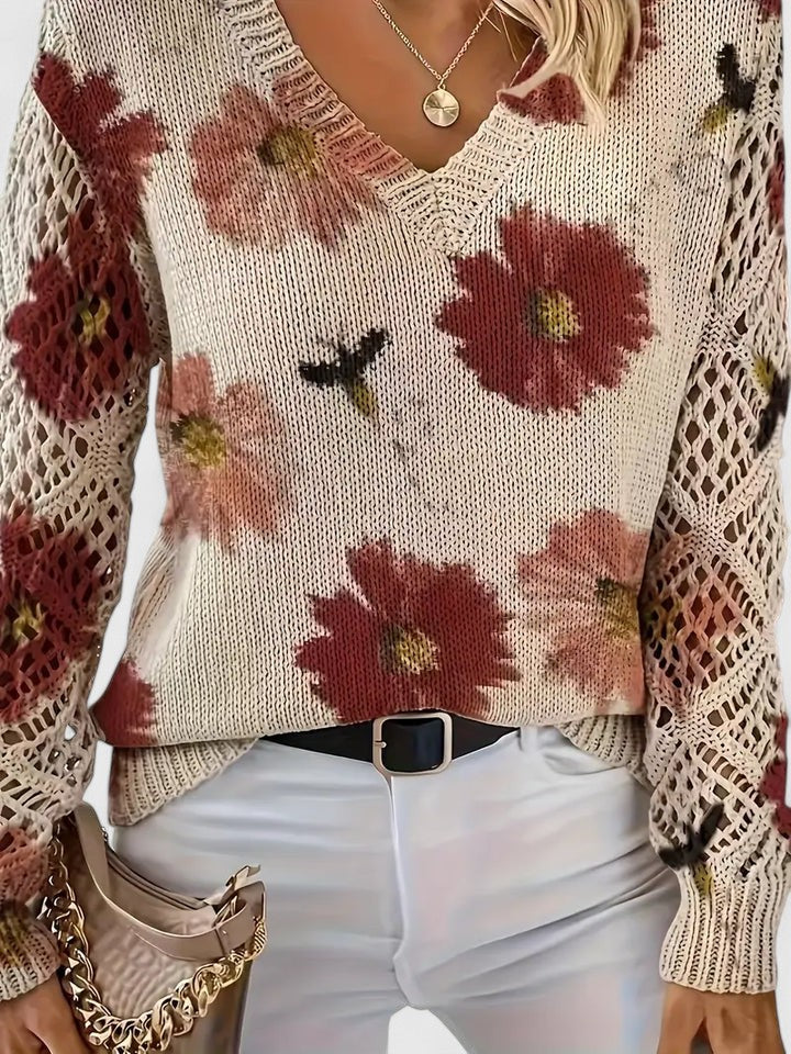 Colleen | Floral Cardigan with Airy Elegance