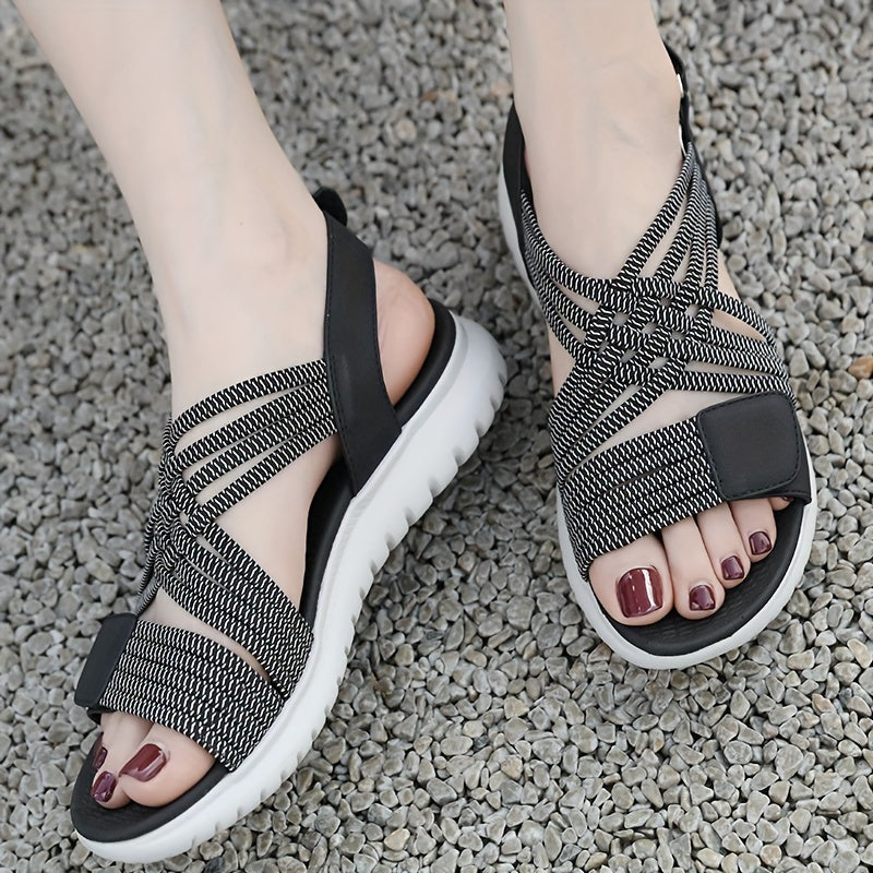 Soline | Wedge Sandal with Easy-Adjust Straps