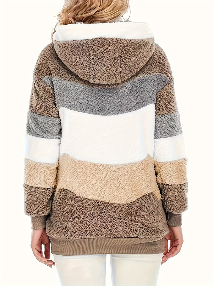 Janice | Patchwork Knit Sweater