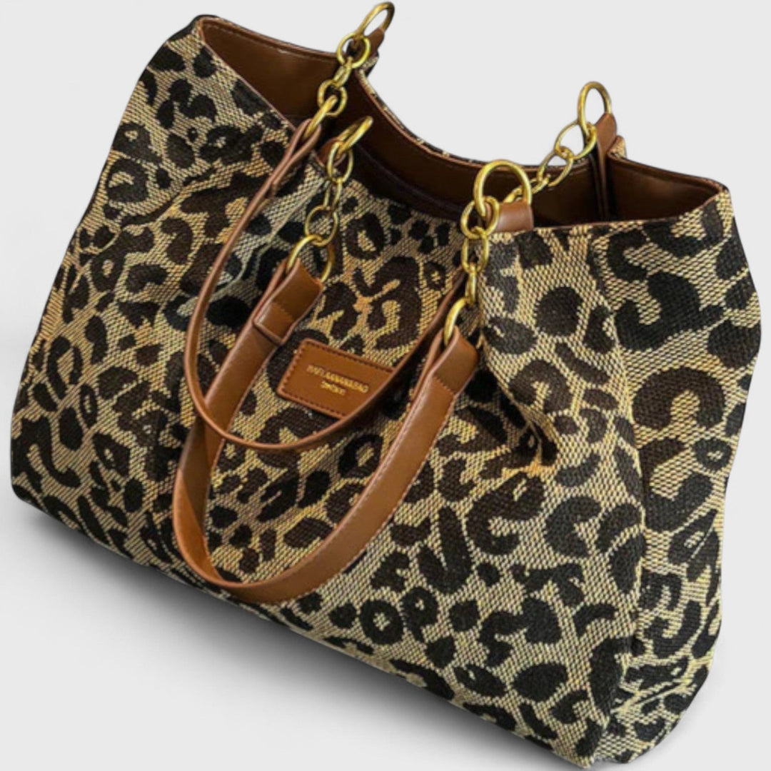 Sylvie | Leopard-Print Tote Bag