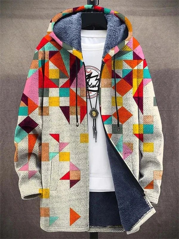 Marianne | Cardigan with Artistic Print