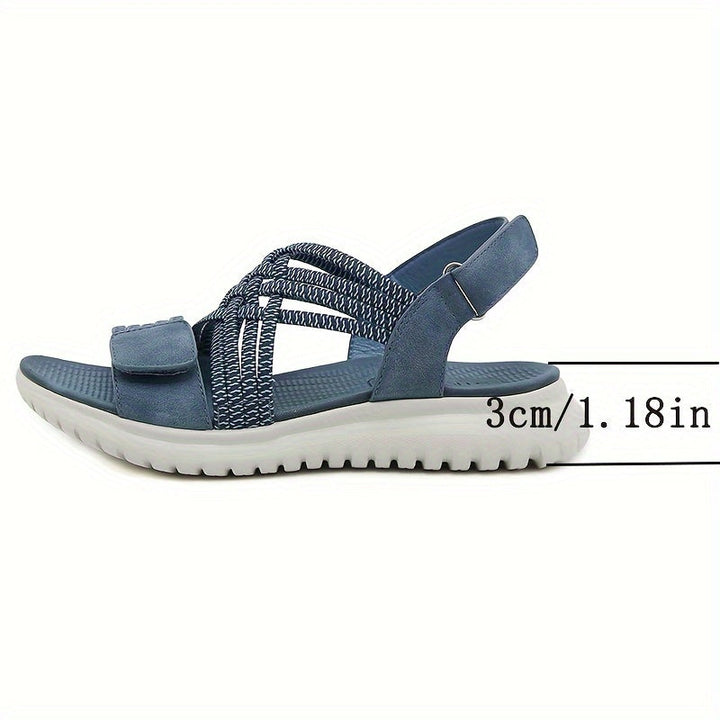 Soline | Wedge Sandal with Easy-Adjust Straps