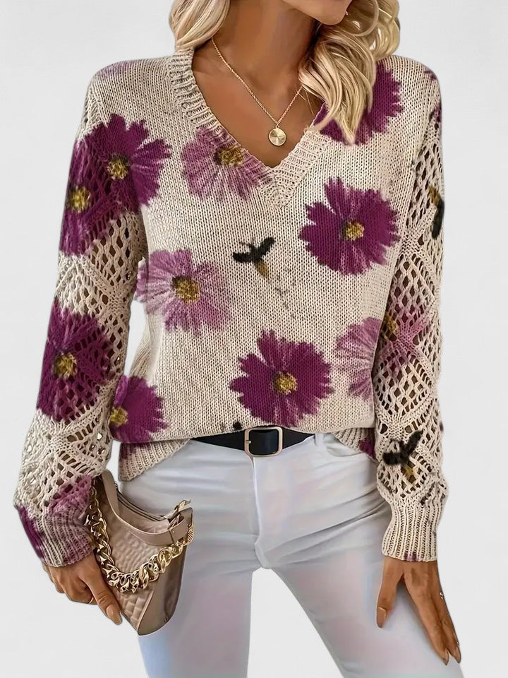 Colleen | Floral Cardigan with Airy Elegance