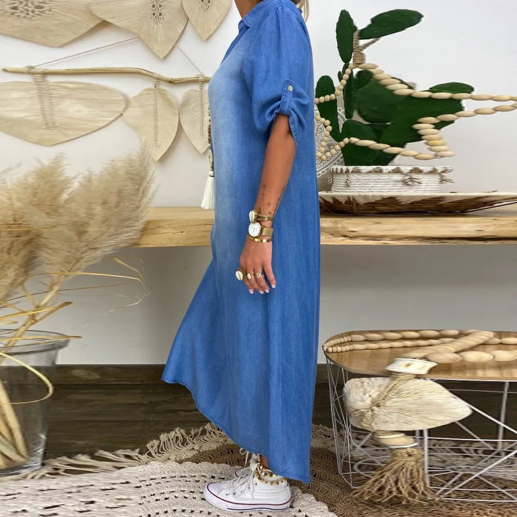 Angela | Everyday Dress with Side Slit