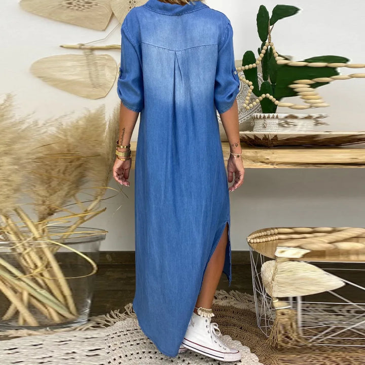 Angela | Everyday Dress with Side Slit