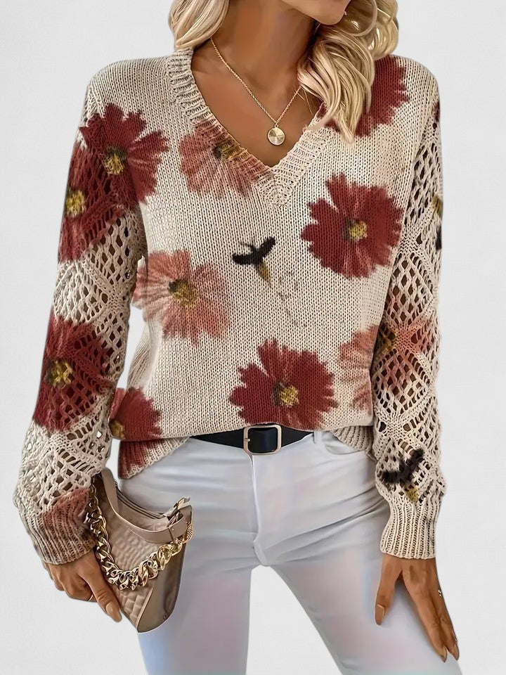 Colleen | Floral Cardigan with Airy Elegance