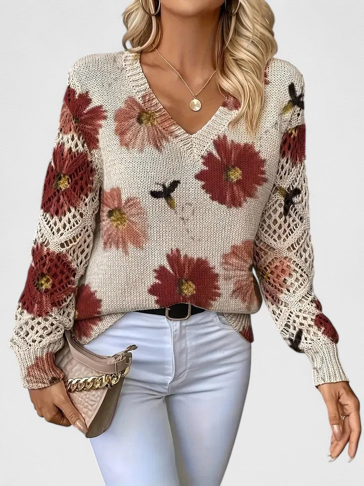 Colleen | Floral Cardigan with Airy Elegance