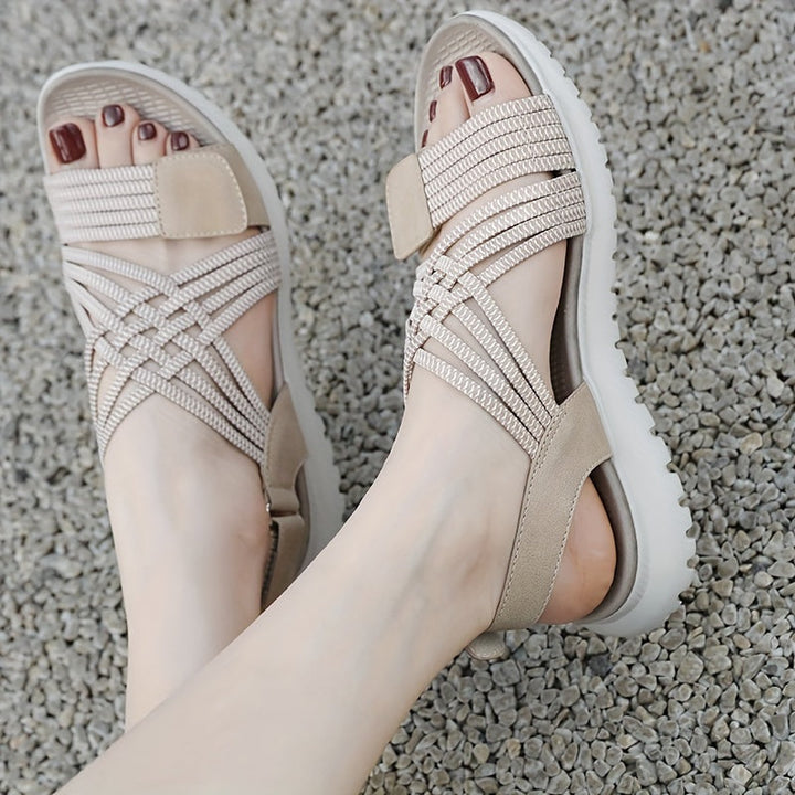 Soline | Wedge Sandal with Easy-Adjust Straps