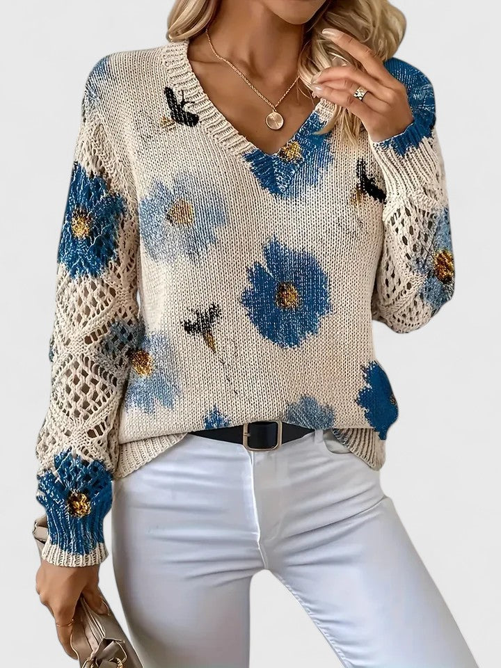 Colleen | Floral Cardigan with Airy Elegance