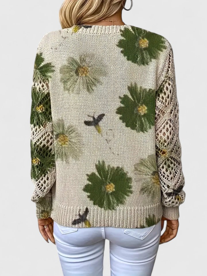Colleen | Floral Cardigan with Airy Elegance