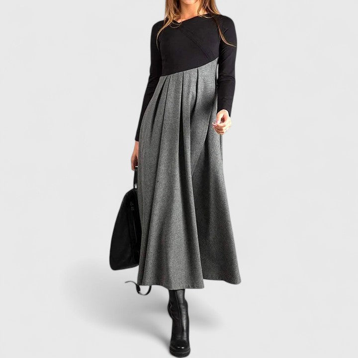 Denise | Elegant Dress with Flowing Skirt