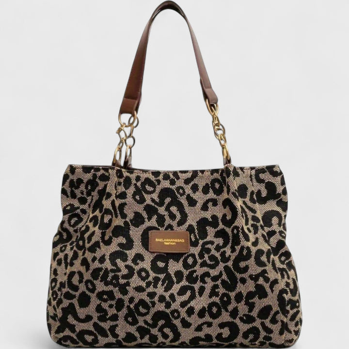 Sylvie | Leopard-Print Tote Bag