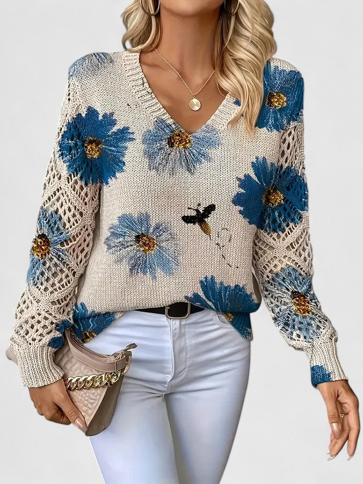 Colleen | Floral Cardigan with Airy Elegance
