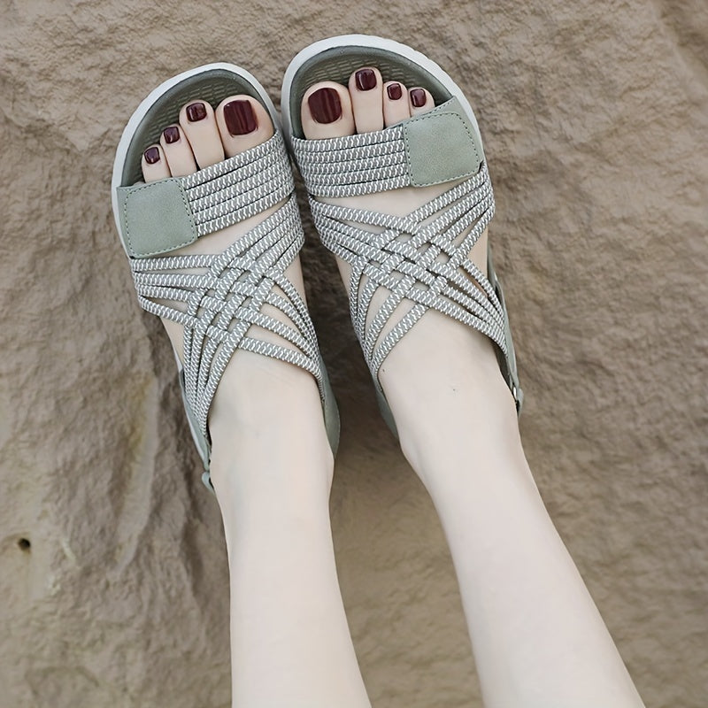 Soline | Wedge Sandal with Easy-Adjust Straps