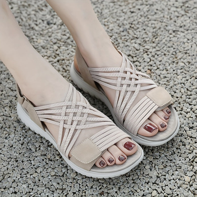 Soline | Wedge Sandal with Easy-Adjust Straps