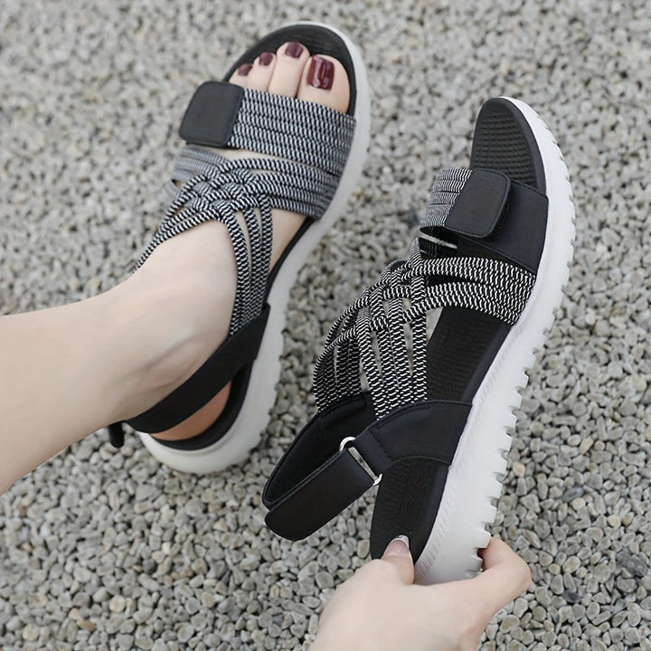 Soline | Wedge Sandal with Easy-Adjust Straps