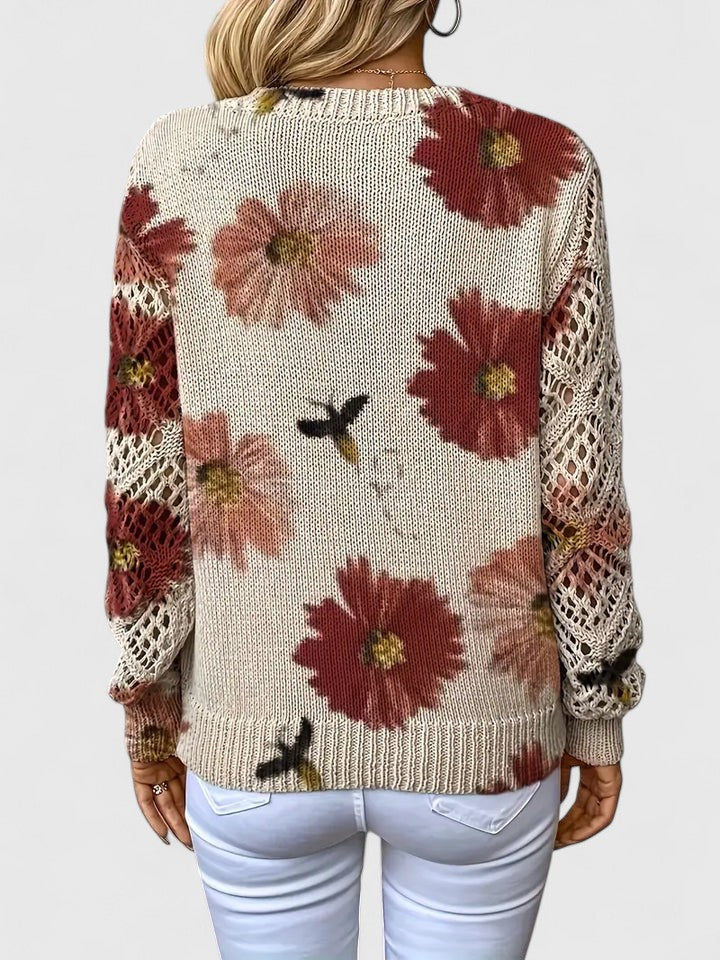 Colleen | Floral Cardigan with Airy Elegance
