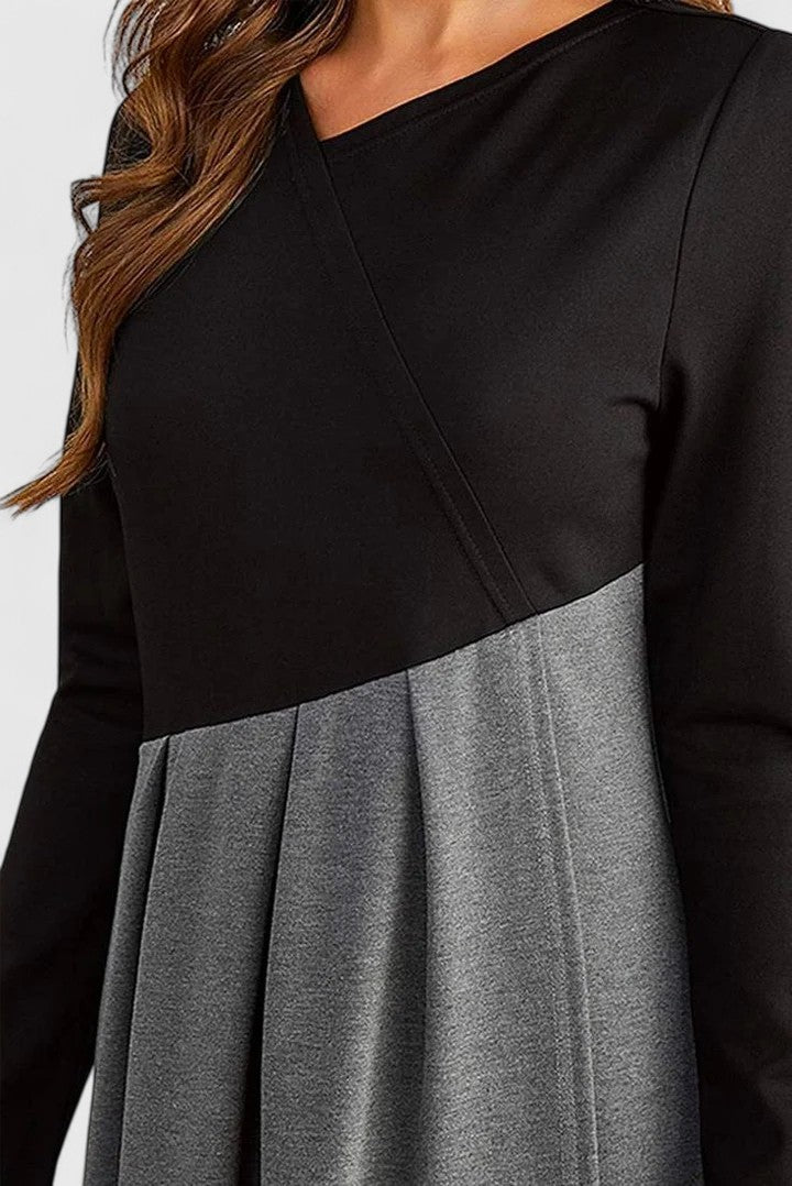 Denise | Elegant Dress with Flowing Skirt