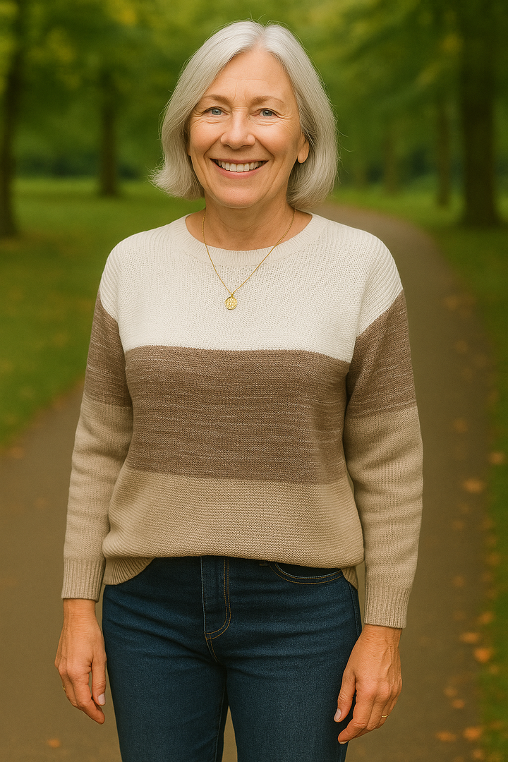 Margaret | Ombre Knit Sweater with Soft Warmth