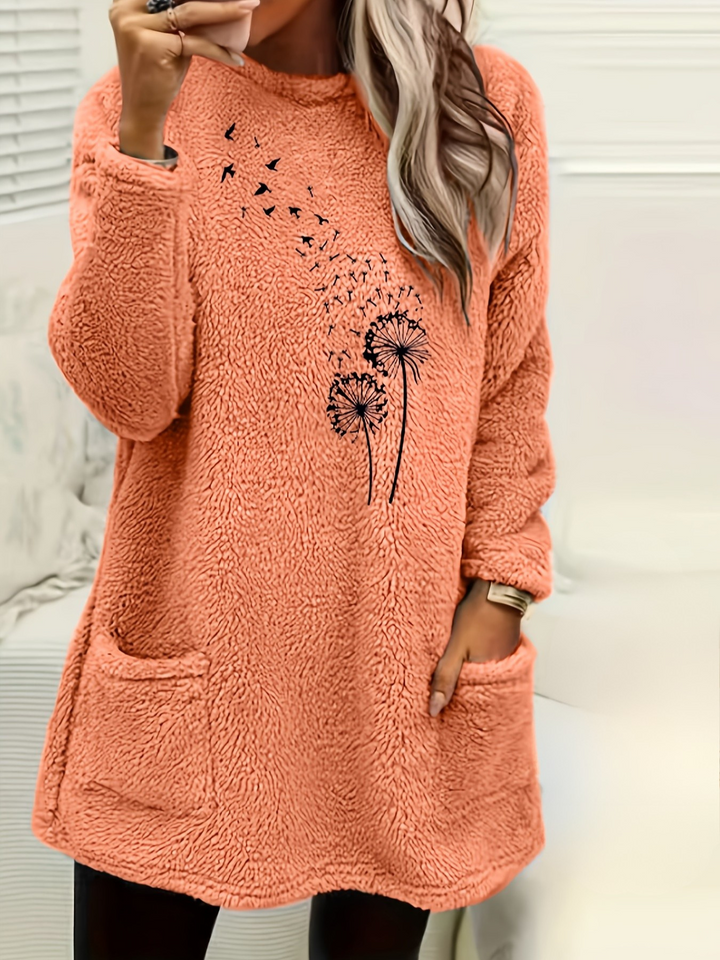 Patricia | Botanical Print Sweater