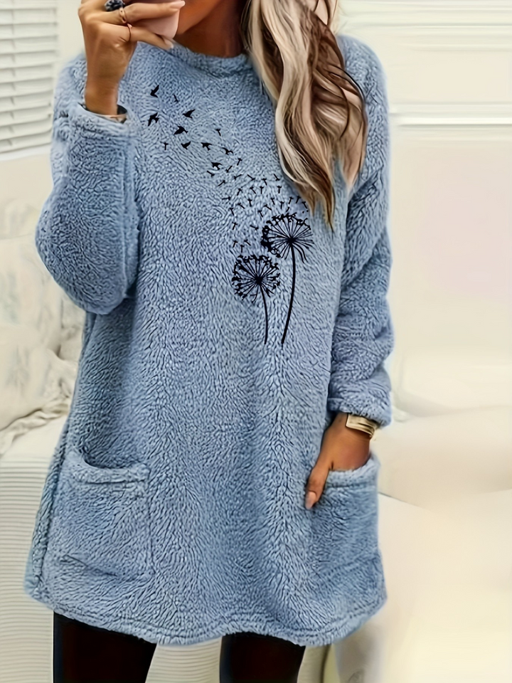 Patricia | Botanical Print Sweater