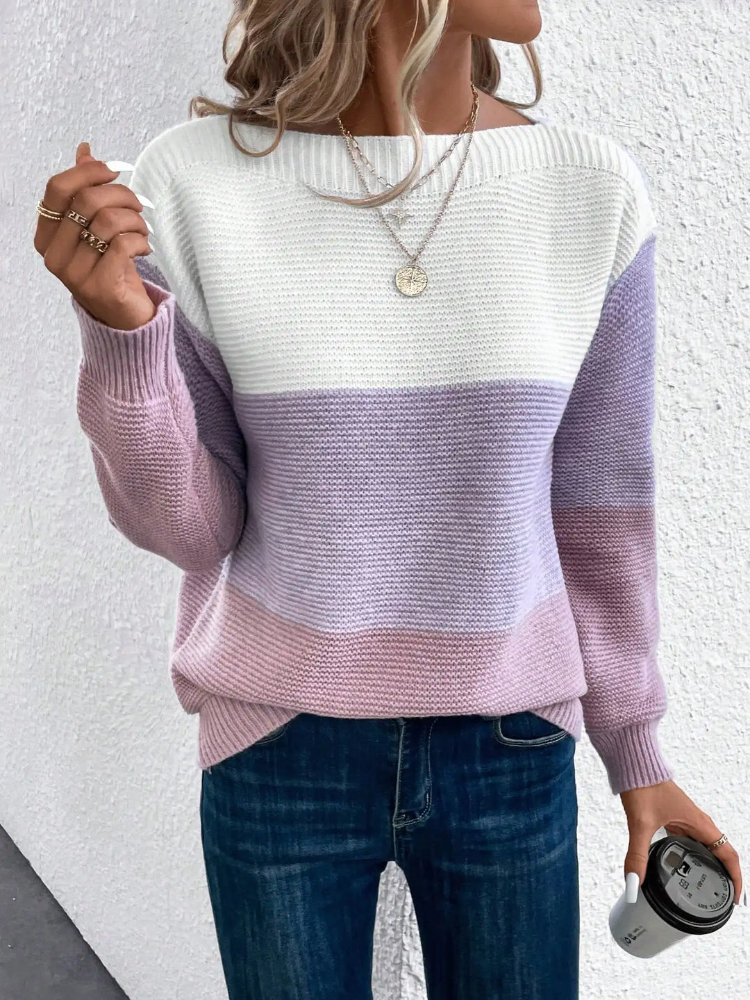 Margaret | Ombre Knit Sweater with Soft Warmth