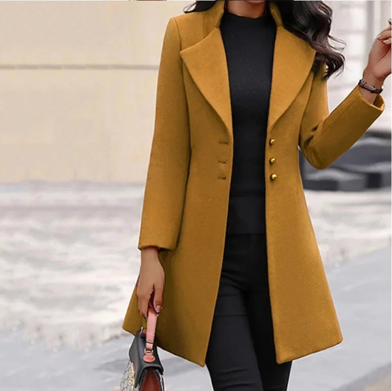 Heather | Wool Coat with Timeless Elegance