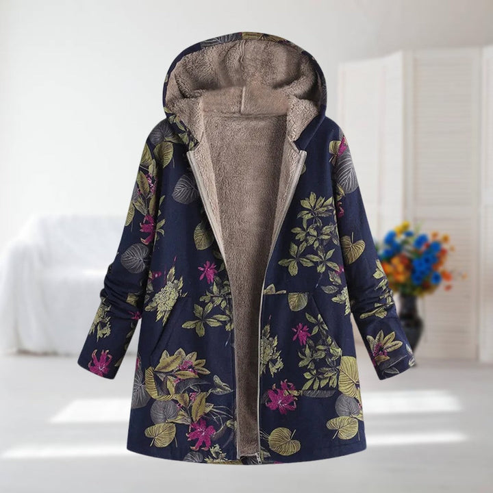 Colleen | Floral Parka with Cozy Warmth