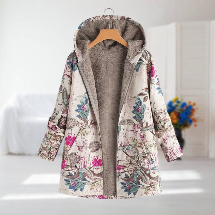 Colleen | Floral Parka with Cozy Warmth
