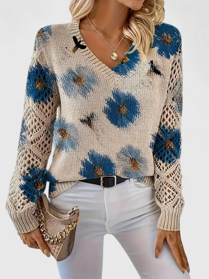 Colleen | Floral Cardigan with Airy Elegance