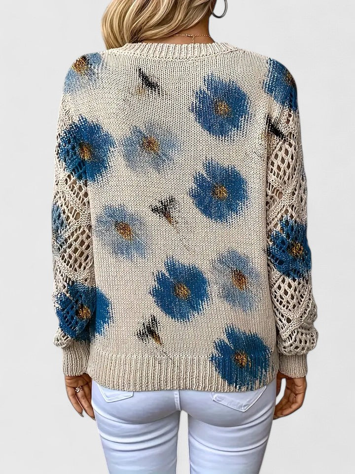 Colleen | Floral Cardigan with Airy Elegance