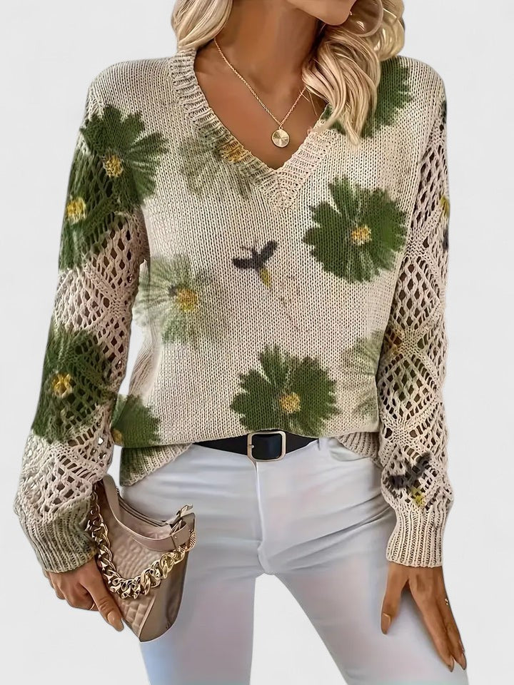 Colleen | Floral Cardigan with Airy Elegance