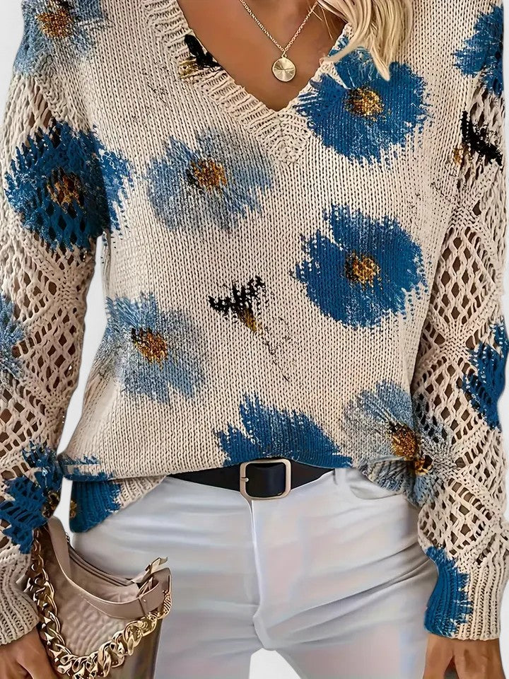 Colleen | Floral Cardigan with Airy Elegance