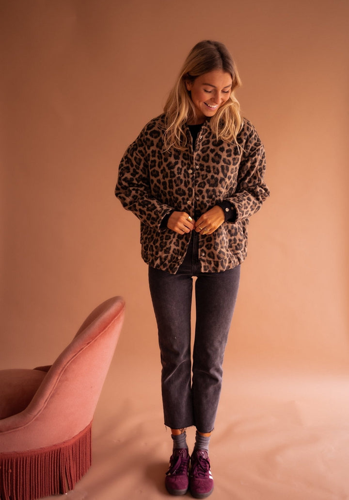 Marilyn | Leopard Print Lightweight Jacket