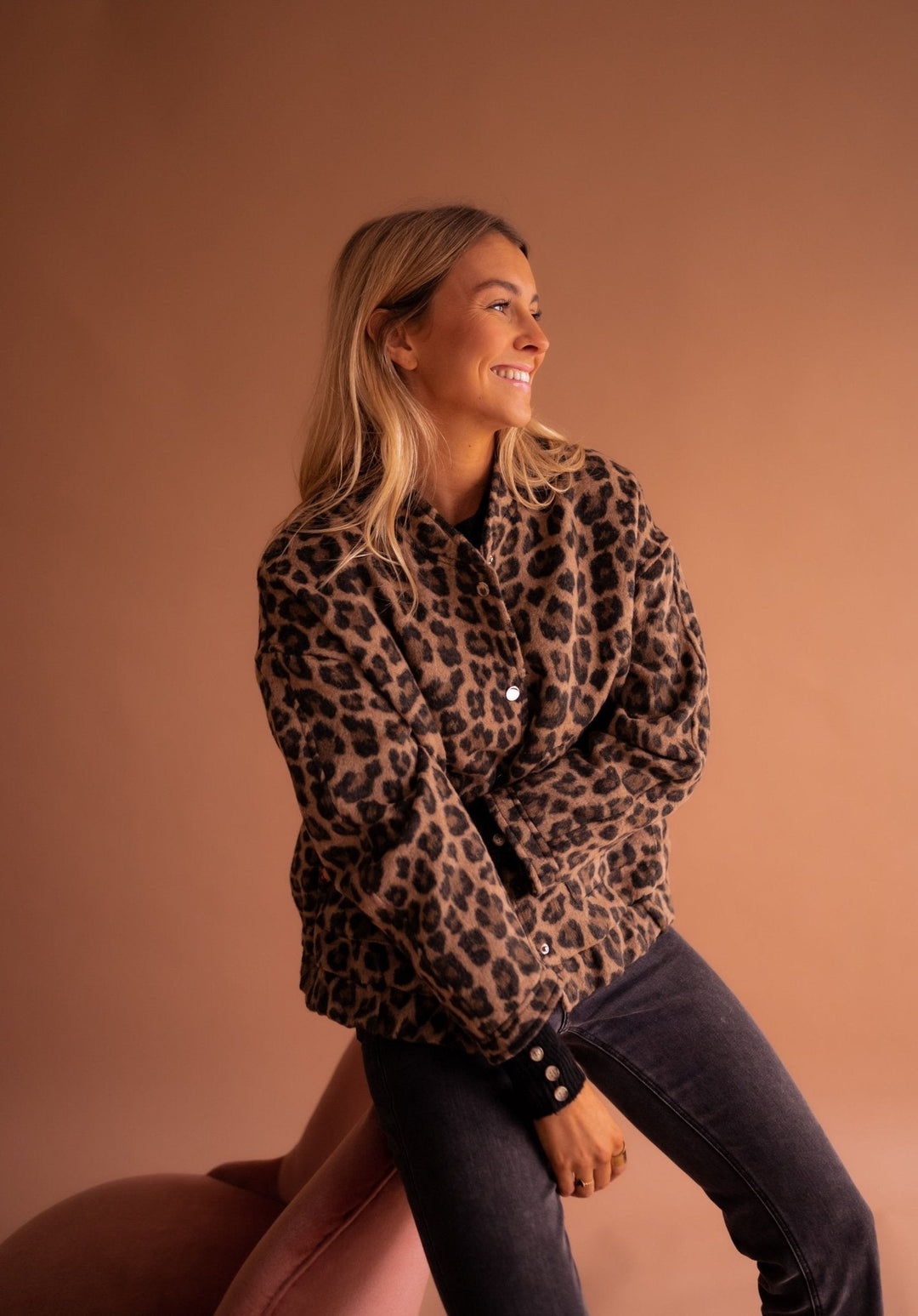 Marilyn | Leopard Print Lightweight Jacket