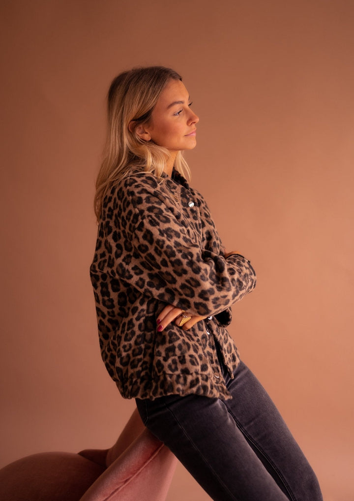 Marilyn | Leopard Print Lightweight Jacket