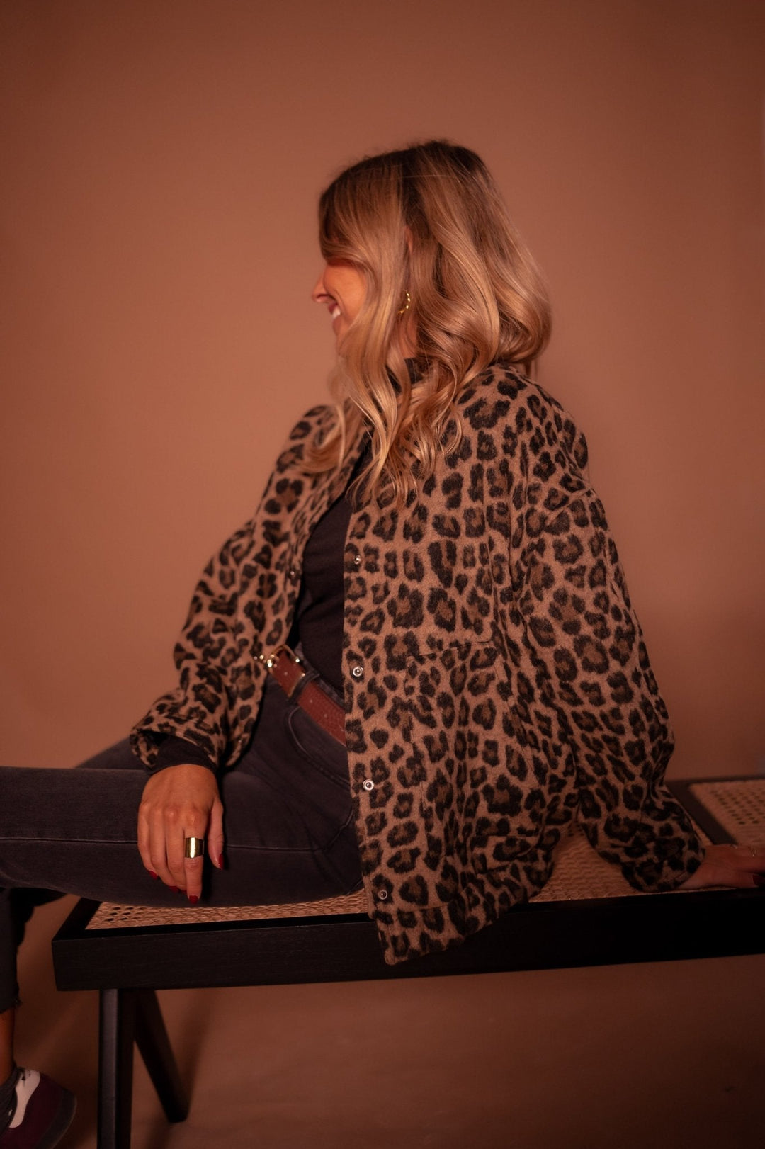 Marilyn | Leopard Print Lightweight Jacket