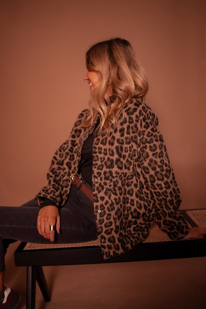 Marilyn | Leopard Print Lightweight Jacket